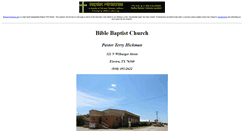 Desktop Screenshot of electra-tx.bible-baptist-church.us