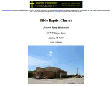 Tablet Screenshot of electra-tx.bible-baptist-church.us