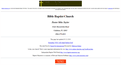 Desktop Screenshot of callahan-fl.bible-baptist-church.us