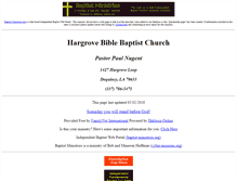 Tablet Screenshot of hargrove.bible-baptist-church.us